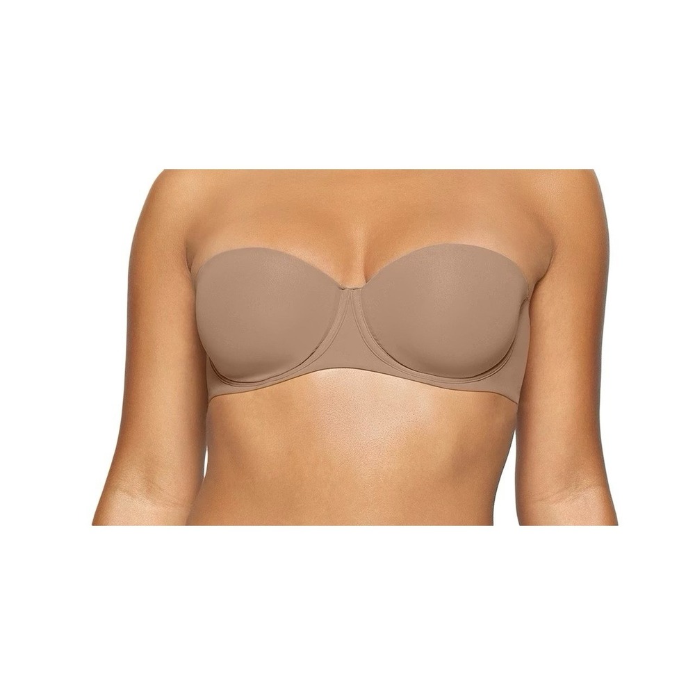 Skims Smoothing Intimates Unlined Strapless Bra - Sienna - NWT - 32B